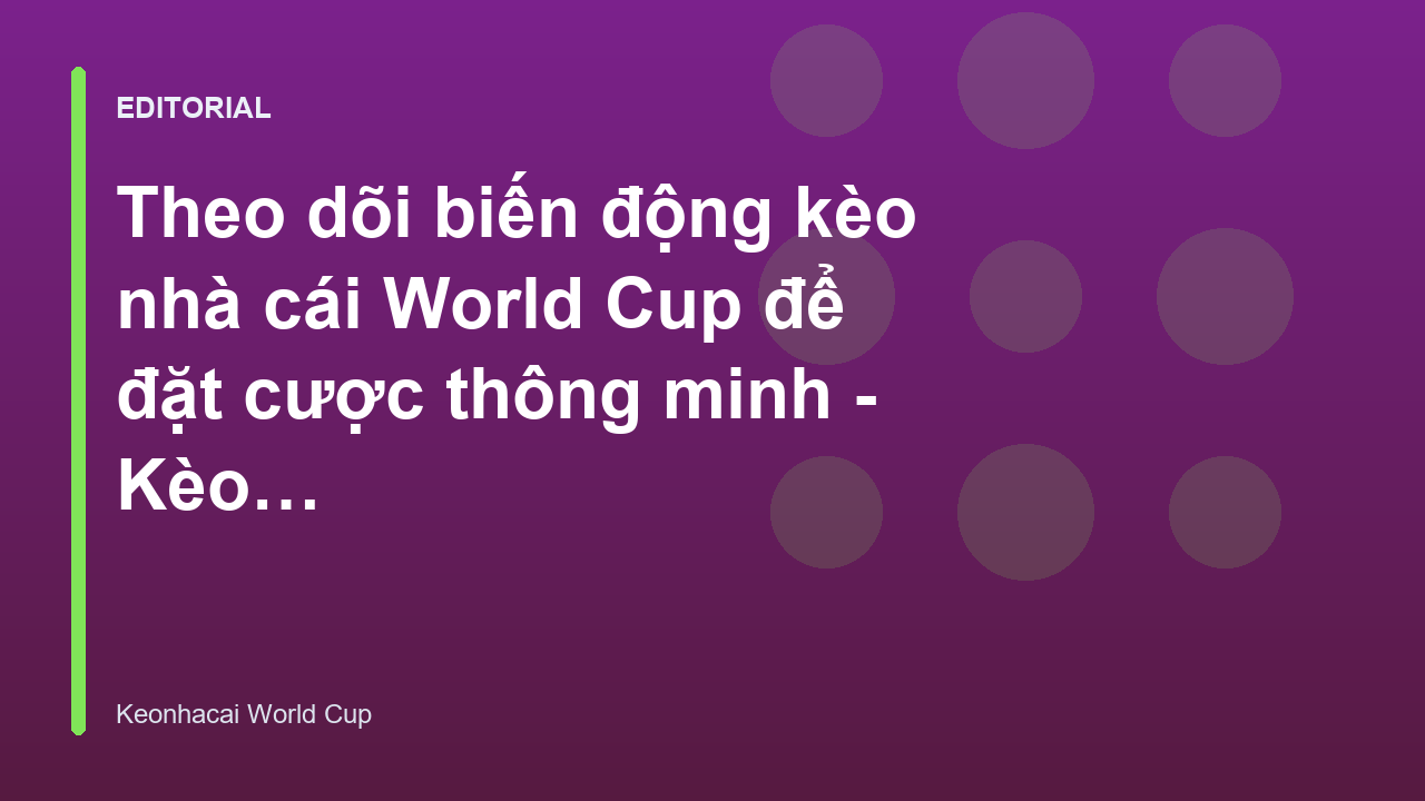 Biểu đồ minh họa biến động kèo nhà cái trong bóng đá